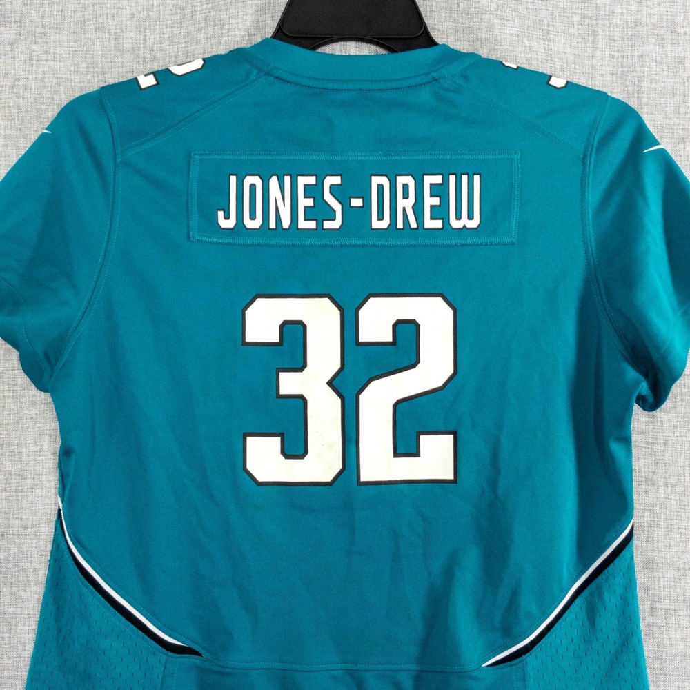 Nike Maurice Jones-Drew 32 Jaguars Jersey Men's Large On Field Teal NFL